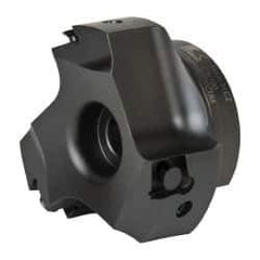 Kennametal - 3 Inserts, 3" Cut Diam, 1" Arbor Diam, 0.394" Max Depth of Cut, Indexable Square-Shoulder Face Mill - 0/90° Lead Angle, 1-3/4" High, BGHX 15L5... Insert Compatibility, Series Fix-Perfect - Americas Industrial Supply