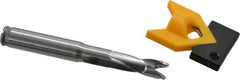 Kennametal - 10 to 10.49mm Diam, 3xD, 31.5mm Max Depth, 7/16" Shank Diam, 41.4mm Flute, 92.08mm OAL, Replaceable Tip Drill - KTIP03946HP Insert, J Seat Size, Series KenTIP - Americas Industrial Supply