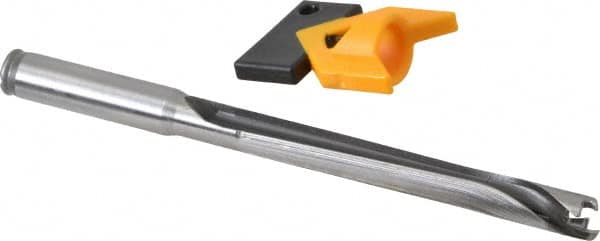 Kennametal - 10 to 10.49mm Diam, 8xD, 84mm Max Depth, 7/16" Shank Diam, 98.8mm Flute, 146.05mm OAL, Replaceable Tip Drill - KTIP03946HP Insert, J Seat Size, Series KenTIP - Americas Industrial Supply