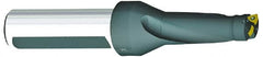 Kennametal - 215.9mm Max Drill Depth, 4xD, 2.1252" Diam, Indexable Insert Drill - 2 Inserts, 2" Shank Diam, Straight Shank - Americas Industrial Supply