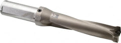 Kennametal - 152.4mm Max Drill Depth, 4xD, 38.1mm Diam, Indexable Insert Drill - 2 Inserts, 1-1/2" Shank Diam, Straight Shank - Americas Industrial Supply