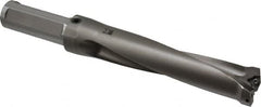 Kennametal - 152.4mm Max Drill Depth, 4xD, 38.1mm Diam, Indexable Insert Drill - 2 Inserts, 1-1/4" Shank Diam, Straight Shank - Americas Industrial Supply