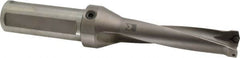 Kennametal - 101.6mm Max Drill Depth, 4xD, 25.4mm Diam, Indexable Insert Drill - 2 Inserts, 1-1/4" Shank Diam, Straight Shank - Americas Industrial Supply