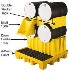 Eagle - Drum Dispensing & Collection Workstations Type: Dispensing Station Stacker Number of Drums: 2 - Americas Industrial Supply