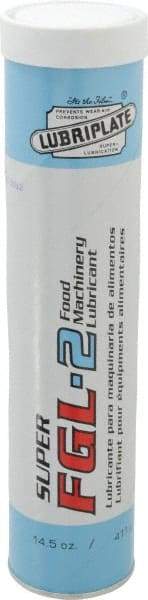 Lubriplate - 14.5 oz Cartridge Aluminum General Purpose Grease - Food Grade, 400°F Max Temp, NLGIG 2, - Americas Industrial Supply