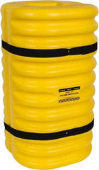 Eagle - 24" Wide x 24" Deep x 42" High, High Density Polyethylene Column Protector - Fits 8" Columns, Yellow - Americas Industrial Supply
