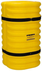 Eagle - 24" Wide x 24" Deep x 42" High, High Density Polyethylene Column Protector - Fits 10" Columns, Yellow - Americas Industrial Supply