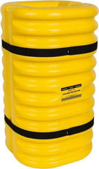 Eagle - 24" Wide x 24" Deep x 42" High, High Density Polyethylene Column Protector - Fits 12" Columns, Yellow - Americas Industrial Supply
