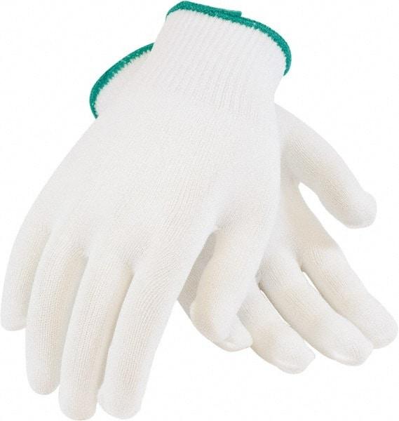 PRO-SAFE - Size XL (10) Nylon General Protection Work Gloves - For Inspection, Uncoated, Knit Wrist Cuff, Full Fingered, White, Paired - Americas Industrial Supply