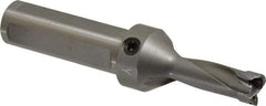 Kennametal - 1-3/4" Max Drill Depth, 2.5xD, 17.5mm Diam, Indexable Insert Drill - 2 Inserts, 1" Shank Diam, Straight Shank - Americas Industrial Supply