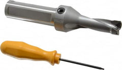Kennametal - 1-7/8" Max Drill Depth, 2.5xD, 19.1mm Diam, Indexable Insert Drill - 2 Inserts, 1" Shank Diam, Straight Shank - Americas Industrial Supply