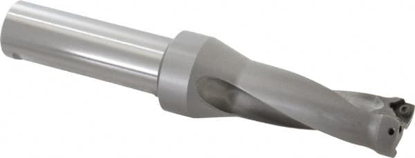 Kennametal - 63.5mm Max Drill Depth, 2.5xD, 25.4mm Diam, Indexable Insert Drill - 2 Inserts, 1" Shank Diam, Straight Shank - Americas Industrial Supply