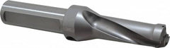 Kennametal - 2.35" Max Drill Depth, 2.5xD, 23.8mm Diam, Indexable Insert Drill - 2 Inserts, 1" Shank Diam, Straight Shank - Americas Industrial Supply