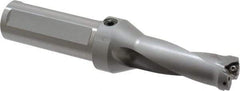 Kennametal - 2.65" Max Drill Depth, 2.5xD, 27mm Diam, Indexable Insert Drill - 2 Inserts, 1-1/4" Shank Diam, Straight Shank - Americas Industrial Supply