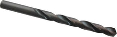Interstate - 8.9mm 118° High Speed Steel Jobber Drill - Oxide Finish, Right Hand Cut, Spiral Flute, Straight Shank, 4-7/8" OAL, Standard Point - Americas Industrial Supply