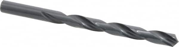 Interstate - 9.4mm 118° High Speed Steel Jobber Drill - Oxide Finish, Right Hand Cut, Spiral Flute, Straight Shank, 5" OAL, Standard Point - Americas Industrial Supply
