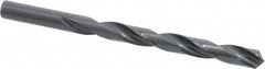 Interstate - 9.4mm 118° High Speed Steel Jobber Drill - Oxide Finish, Right Hand Cut, Spiral Flute, Straight Shank, 5" OAL, Standard Point - Americas Industrial Supply