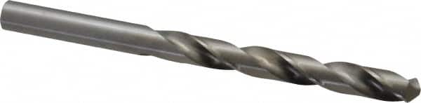 Interstate - 9.6mm 118° High Speed Steel Jobber Drill - Oxide Finish, Right Hand Cut, Spiral Flute, Straight Shank, 5-1/8" OAL, Standard Point - Americas Industrial Supply