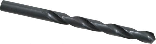 Interstate - 9.7mm 118° High Speed Steel Jobber Drill - Oxide Finish, Right Hand Cut, Spiral Flute, Straight Shank, 5-1/8" OAL, Standard Point - Americas Industrial Supply