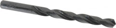 Interstate - 9.9mm 118° High Speed Steel Jobber Drill - Oxide Finish, Right Hand Cut, Spiral Flute, Straight Shank, 5-1/8" OAL, Standard Point - Americas Industrial Supply