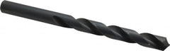 Interstate - 10.8mm 118° High Speed Steel Jobber Drill - Oxide Finish, Right Hand Cut, Spiral Flute, Straight Shank, 5-33/64" OAL, Standard Point - Americas Industrial Supply