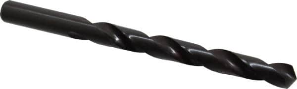 Interstate - 10.9mm 118° High Speed Steel Jobber Drill - Oxide Finish, Right Hand Cut, Spiral Flute, Straight Shank, 140mm OAL, Standard Point - Americas Industrial Supply