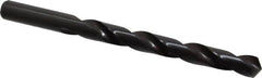 Interstate - 10.9mm 118° High Speed Steel Jobber Drill - Oxide Finish, Right Hand Cut, Spiral Flute, Straight Shank, 140mm OAL, Standard Point - Americas Industrial Supply