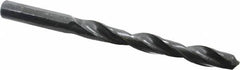 Interstate - 11.1mm 118° High Speed Steel Jobber Drill - Oxide Finish, Right Hand Cut, Spiral Flute, Straight Shank, 140mm OAL, Standard Point - Americas Industrial Supply
