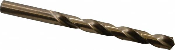 Interstate - 11.2mm 118° High Speed Steel Jobber Drill - Oxide Finish, Right Hand Cut, Spiral Flute, Straight Shank, 5-5/8" OAL, Standard Point - Americas Industrial Supply