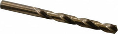 Interstate - 11.2mm 118° High Speed Steel Jobber Drill - Oxide Finish, Right Hand Cut, Spiral Flute, Straight Shank, 5-5/8" OAL, Standard Point - Americas Industrial Supply