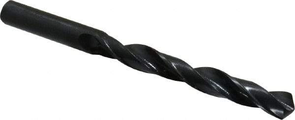 Interstate - 11.5mm 118° High Speed Steel Jobber Drill - Oxide Finish, Right Hand Cut, Spiral Flute, Straight Shank, 5-5/8" OAL, Standard Point - Americas Industrial Supply