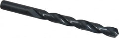 Interstate - 12.1mm 118° High Speed Steel Jobber Drill - Oxide Finish, Right Hand Cut, Spiral Flute, Straight Shank, 149mm OAL, Standard Point - Americas Industrial Supply
