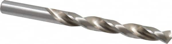 Interstate - 12.25mm 118° High Speed Steel Jobber Drill - Oxide Finish, Right Hand Cut, Spiral Flute, Straight Shank, 133mm OAL, Standard Point - Americas Industrial Supply