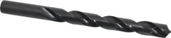 Interstate - 12.9mm 118° High Speed Steel Jobber Drill - Oxide Finish, Right Hand Cut, Spiral Flute, Straight Shank, 152mm OAL, Standard Point - Americas Industrial Supply
