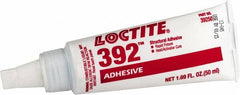 Loctite - 50 mL Tube Two Part Acrylic Adhesive - 15 min Working Time, 2,500 psi Shear Strength, Series 392 - Americas Industrial Supply