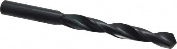 Interstate - 14.5mm 118° High Speed Steel Jobber Drill - Oxide Finish, Right Hand Cut, Spiral Flute, Straight Shank, 168mm OAL, Standard Point - Americas Industrial Supply