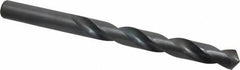 Interstate - 15.5mm 118° High Speed Steel Jobber Drill - Oxide Finish, Right Hand Cut, Spiral Flute, Straight Shank, 7-1/8" OAL, Standard Point - Americas Industrial Supply