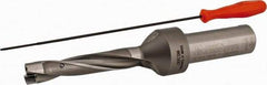 Kennametal - 12.7 to 13.2mm Diam, 5xD, 63.5mm Max Depth, 3/4" Shank Diam, 75.87mm Flute, 150.8mm OAL, Replaceable Tip Drill - KSEM0500 Insert, C Seat Size, Series KSEM - Americas Industrial Supply