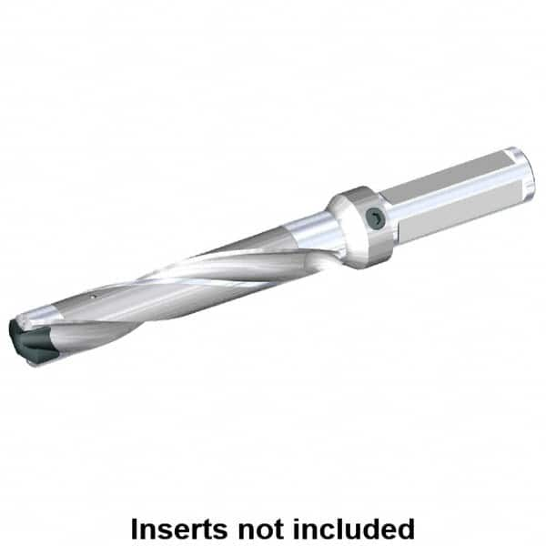 Kennametal - 25 to 25.5mm Diam, 5xD, 130mm Max Depth, 1" Shank Diam, 161.04mm Flute, 257.18mm OAL, Replaceable Tip Drill - KSEM0984 Insert, 5 Seat Size, Series KSEM - Americas Industrial Supply