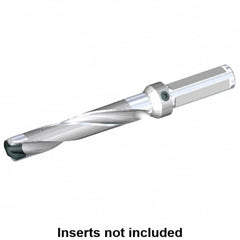 Kennametal - 13.49 to 13.5mm Diam, 5xD, 67.47mm Max Depth, 3/4" Shank Diam, 80.01mm Flute, 155.58mm OAL, Replaceable Tip Drill - KSEM1350 Insert, C Seat Size, Series KSEM - Americas Industrial Supply