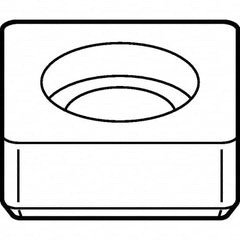 Kennametal - Turning Shim for Indexables - SM Shim Style, Left Hand, Neutral, Right Hand Cut - Americas Industrial Supply