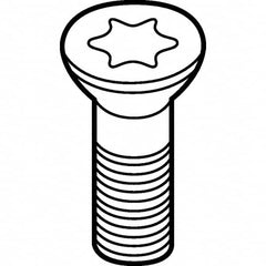 Kennametal - Torx Insert Screw for Indexables - M4 Thread - Americas Industrial Supply