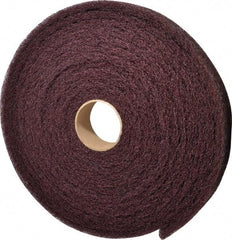 3M - 30' Long x 2" Wide Nonwoven Roll - Medium Grade, Purple, Aluminum Oxide - Americas Industrial Supply