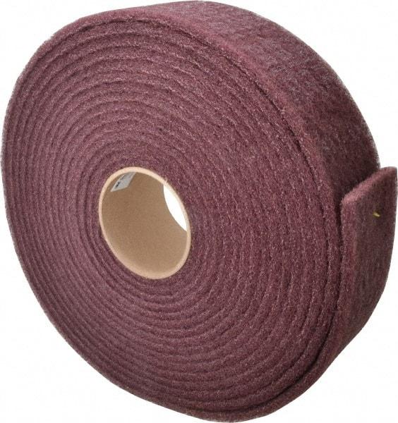 3M - 30' Long x 3" Wide Nonwoven Roll - Very Fine Grade, Purple, Aluminum Oxide - Americas Industrial Supply