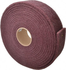 3M - 30' Long x 3" Wide Nonwoven Roll - Very Fine Grade, Purple, Aluminum Oxide - Americas Industrial Supply