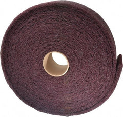 3M - 30' Long x 4" Wide Nonwoven Roll - Medium Grade, Purple, Aluminum Oxide - Americas Industrial Supply