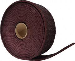 3M - 30' Long x 4" Wide Nonwoven Roll - Fine Grade, Purple, Aluminum Oxide - Americas Industrial Supply