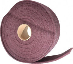 3M - 30' Long x 4" Wide Nonwoven Roll - Very Fine Grade, Purple, Aluminum Oxide - Americas Industrial Supply