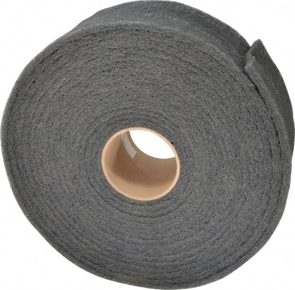 3M - 30' Long x 4" Wide Nonwoven Roll - Very Fine Grade, Gray, Silicon Carbide - Americas Industrial Supply