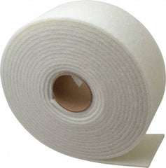 3M - 30' Long x 4" Wide Nonwoven Roll - Very Fine Grade, White, Talc - Americas Industrial Supply
